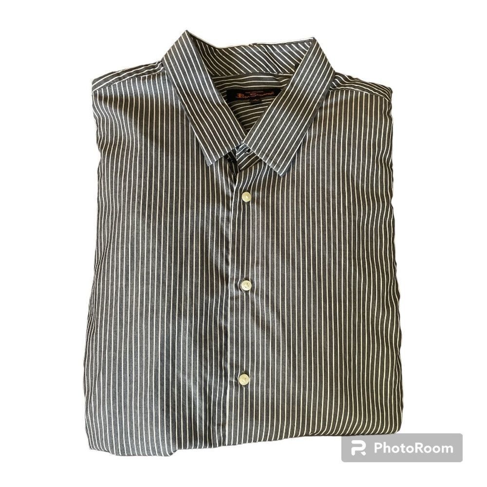 ⚡️Ben Sherman Buttoned Down Dress Shirt ~ Size XXL 18 36-37 ⚡️